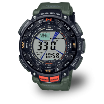 1 - Orologio Pro Trek Casio PRG-240-3ER digitale cassa e cinturino in resina