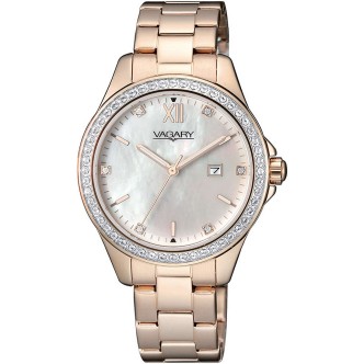 1 - Orologio donna Vagary by Citizen Timeless Lady solo tempo IU2-421-11 acciaio con cristalli