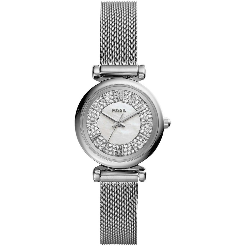 1 - Fossil woman watch Carlie Mini only time ES4837 steel with crystals