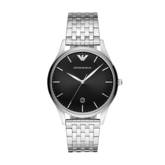 1 - Emporio Armani men's watch only time AR11286 steel case and bracelet