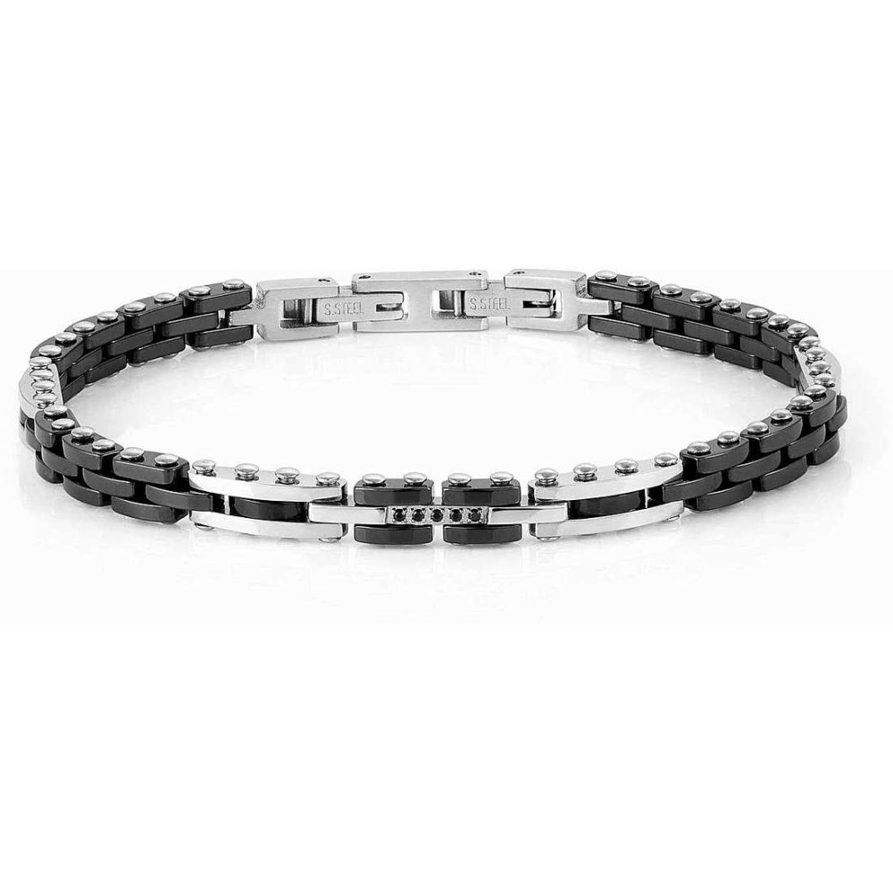 1 - Nomination Strong men's bracelet 028302/003 316L black PVD steel