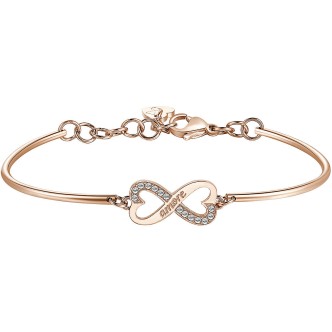 1 - Bracciale Amore Infinito Chakra Brosway  BHK397 acciaio 316L con cristalli