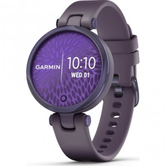 1 - Garmin Lily Sport purple women's smartwatch 010-02384-12 silicone strap