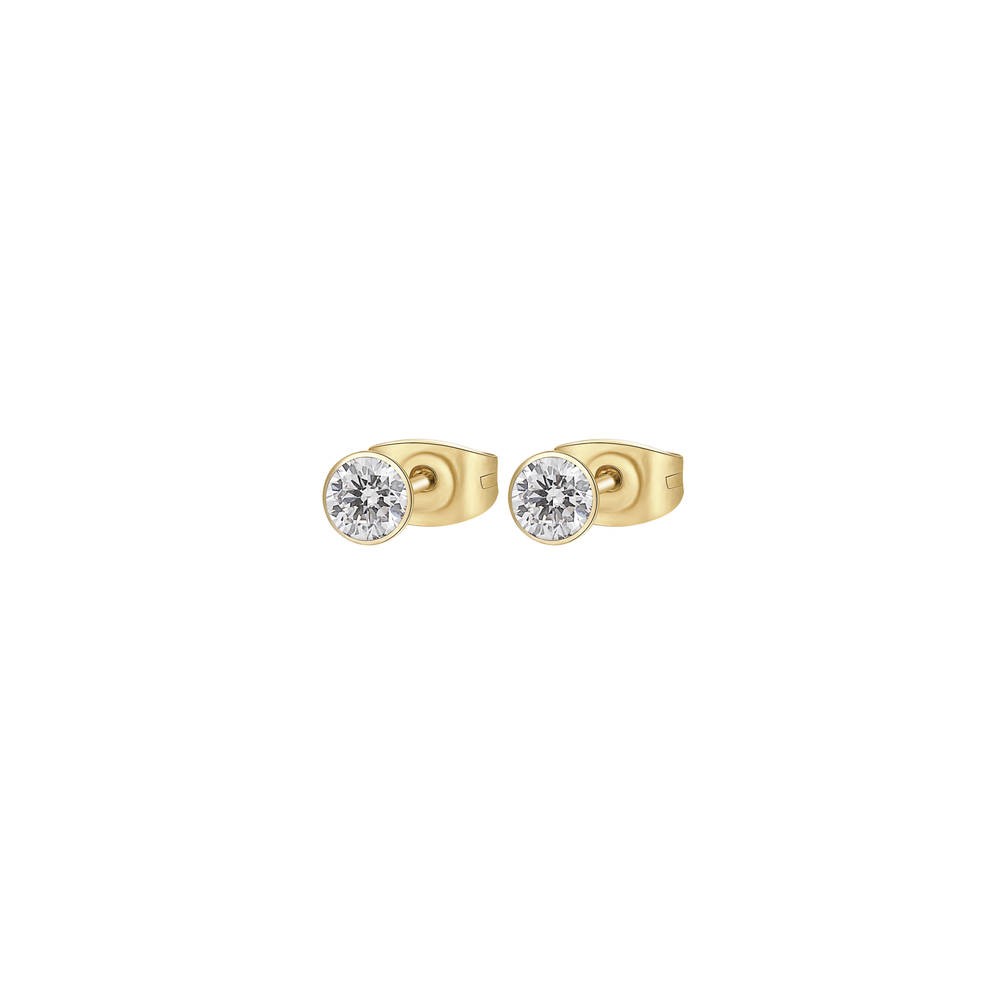 1 - Brosway Chakra BHKE049 light point earrings in 316L steel with zircons