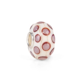 1 - Beads Pois Felicità Trollbeads vetro TGLBE-20139 "Emozionati sempre" collezione Thun