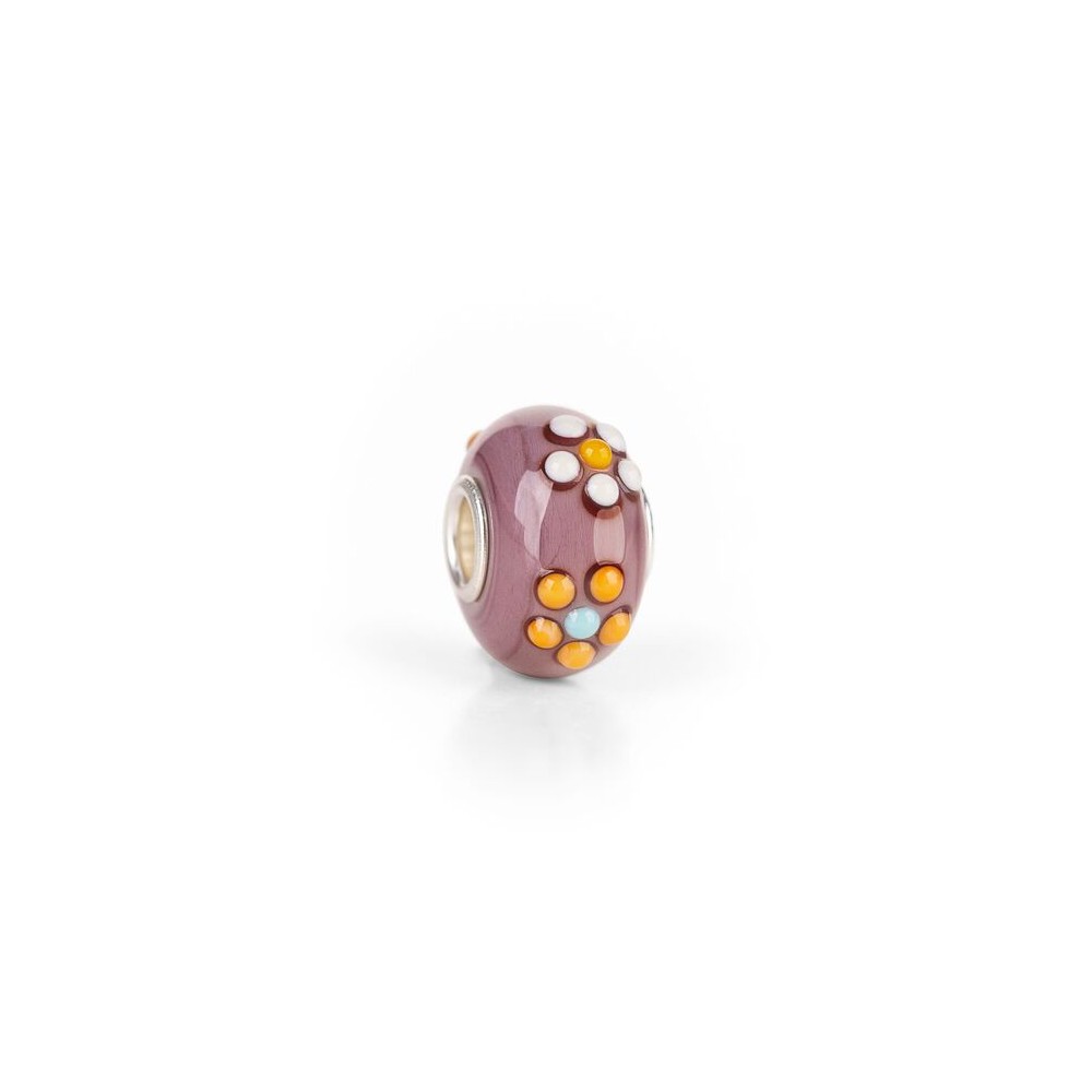 1 - Beads Bouquet Purple Trollbeads glass TGLBE-20144 "Celebrate magical moments" Thun collection