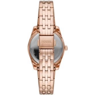 1 - Orologio solo tempo donna Fossil ES4898 acciaio Oro Rosa collezione Scarlette Mini