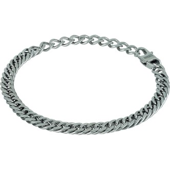 1 - Bracciale Gritty Breil uomo TJ2974 acciaio satinato