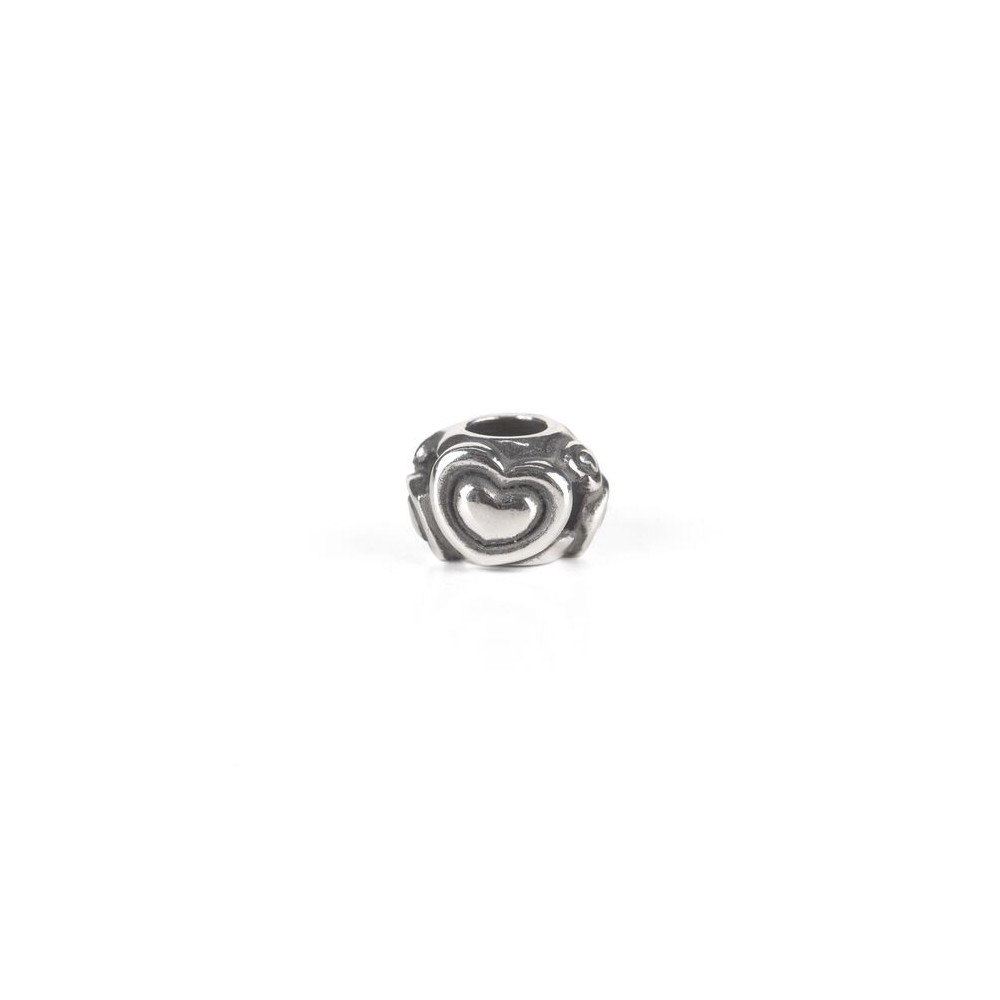 1 - Bead Heart in the heart Trollbeads "I will love you forever" Silver 925 TAGBE-20230 Thun collection