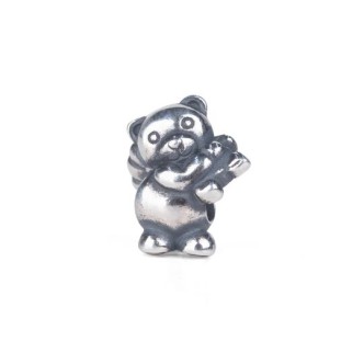 1 - Beads Teddy cupid Trollbeads "Yours forever" Silver 925 TAGBE-30158 Thun collection