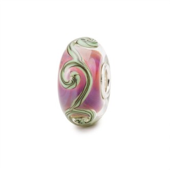 1 - Beads Tracce Viola Trollbeads vetro TGLBE-20122 collezione Thun