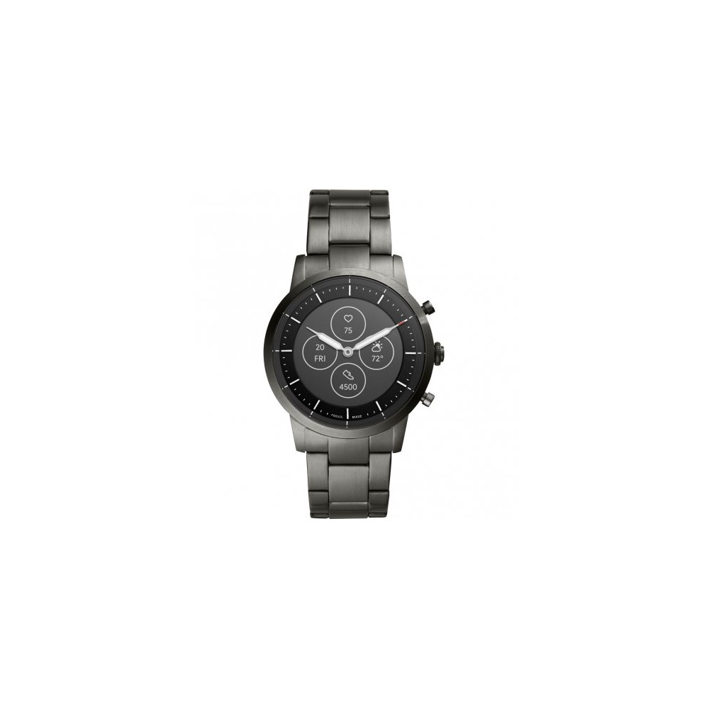 1 - Fossil Hybrid HR Collider Smoke FTW7009 steel smartwatch