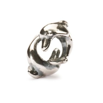 1 - Beads Delfini Giocosi Trollbeads Argento TAGBE-00233