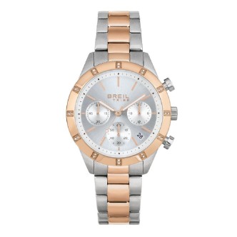 1 - Breil Dazzle Chronograph woman watch EW0520 case and bracelet in Rose Gold PVD steel