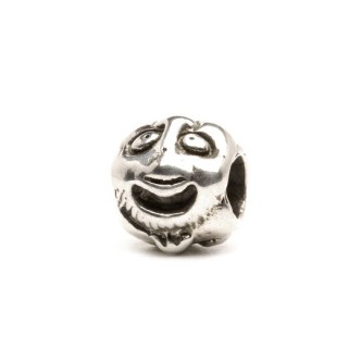 1 - Trollbeads Silver Face Beads TAGBE-10046