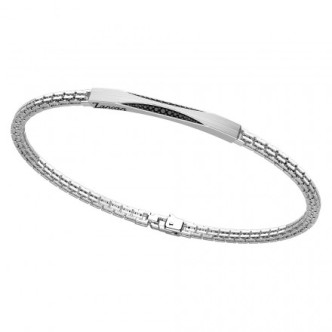 1 - Bracciale Zancan Argento uomo ESB081 Inisgnia 925