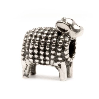 1 - Trollbeads lamb beads Silver TAGBE-10059