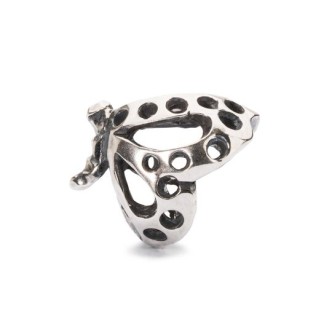 1 - Silver Trollbeads dancing butterfly beads TAGBE-10102