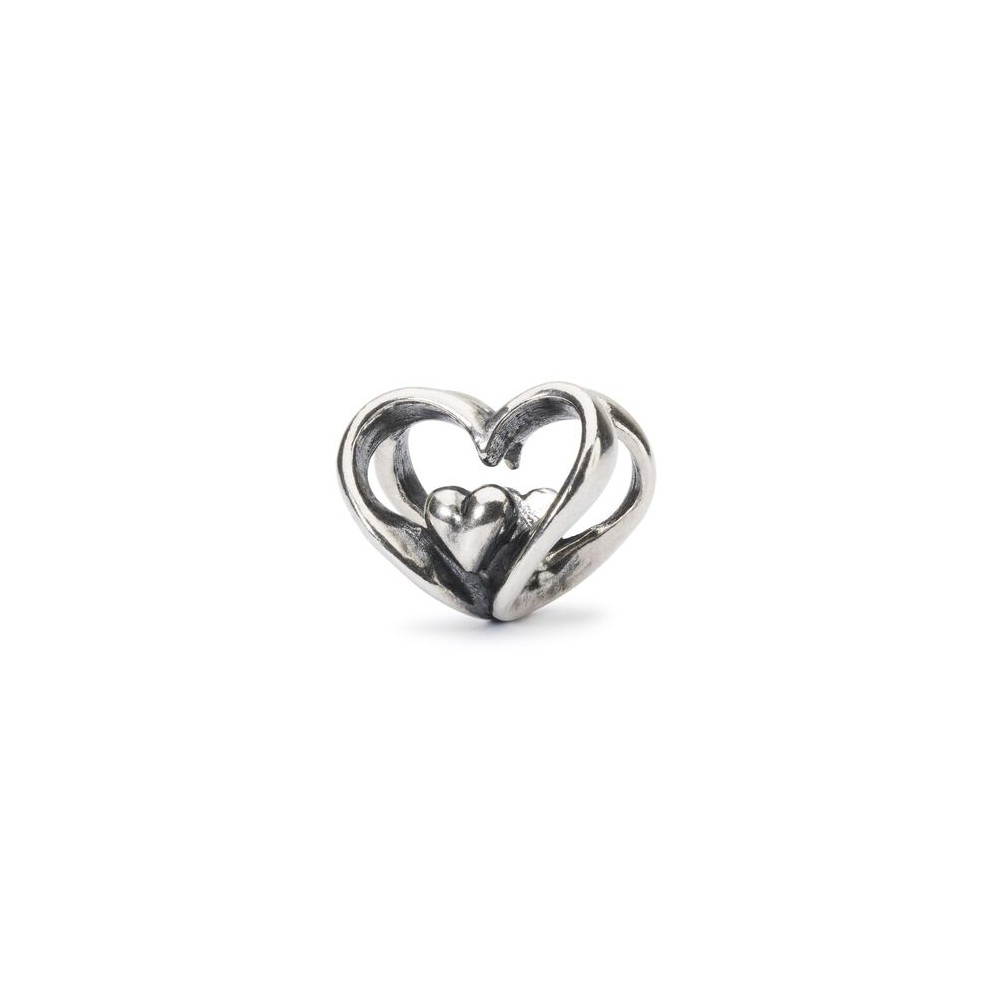 1 - Heart to heart beads Trollbeads Silver TAGBE-10202