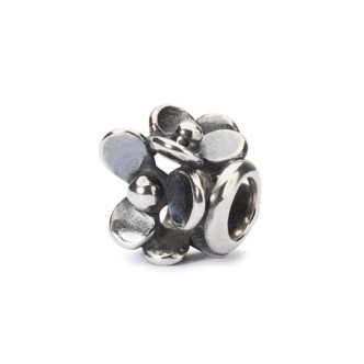 1 - Trollbeads Flower Field Beads Silver TAGBE-10205