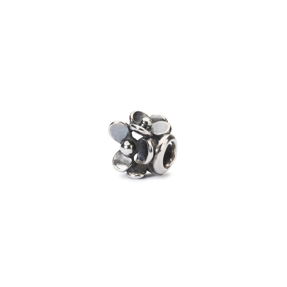 1 - Trollbeads Flower Field Beads Silver TAGBE-10205