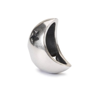 1 - Moon and stars beads Trollbeads Silver TAGBE-10209