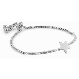 1 - Bracciale stella Nomination Milleluci 028003/023 acciaio 316 con zirconi