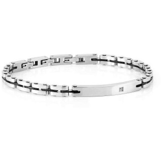 1 - Nomination Strong men's bracelet 028301/005 316L black PVD steel