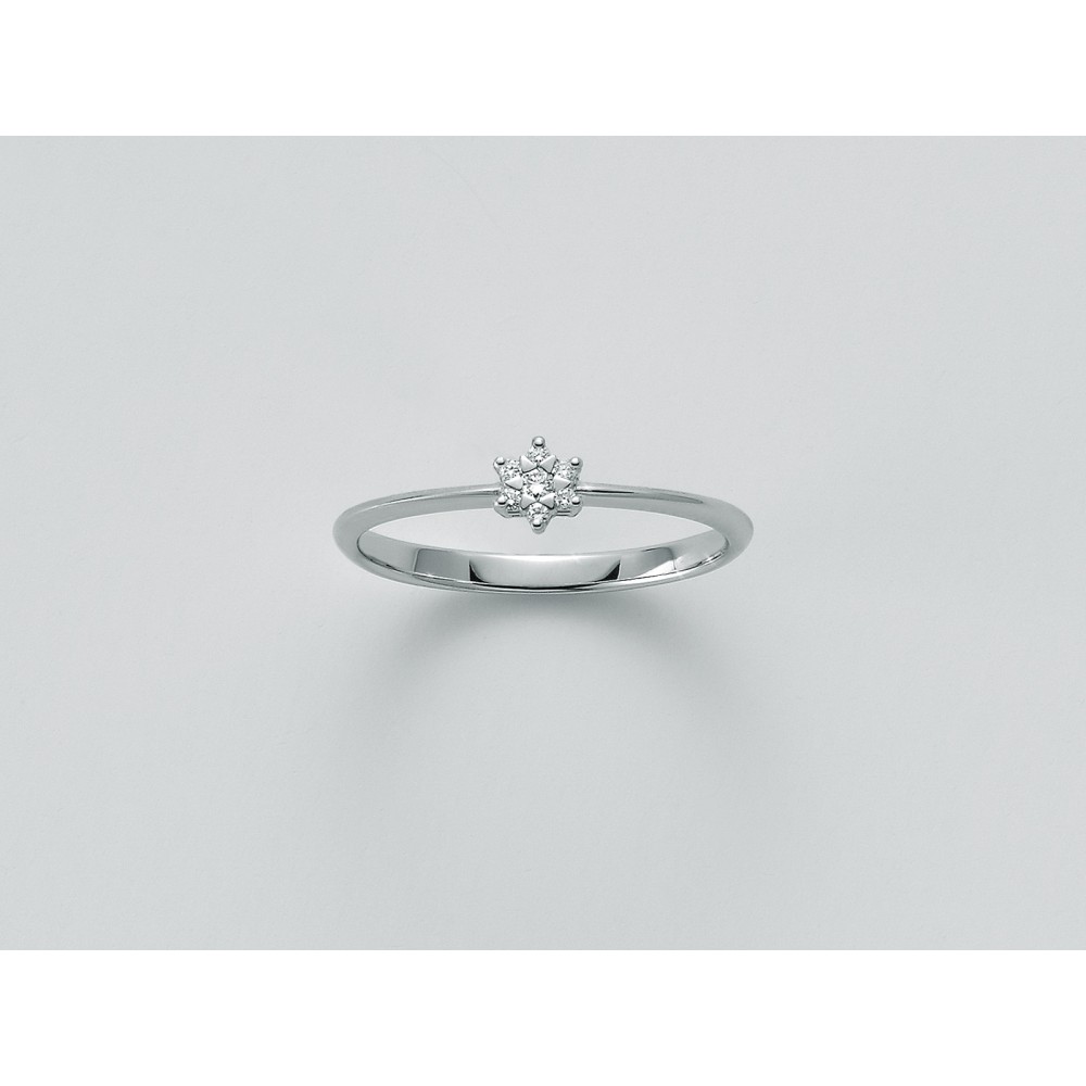 1 - Miluna Gold Solitaire Ring 750/1000 with LID3258-S diamonds, Parure Diamanti collection