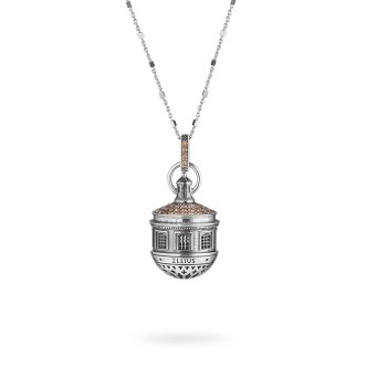 1 - Necklace Santa Maria Del Suffragio L'Aquila Ellius Gioielli R264 / 85 / RV / PC 925 Silver