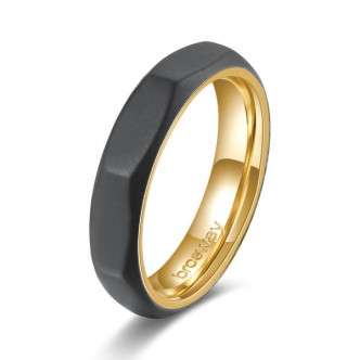 1 - Black bolt ring Doha BDH34A Brosway man 316 steel