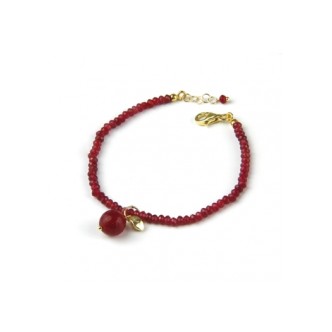 1 - Red Ruby Agata woman bracelet Marakò BR1536