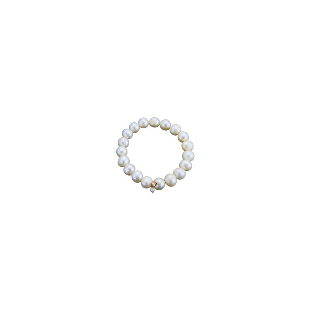 1 - Elastic bracelet woman cultured pearls Marakò BR1576