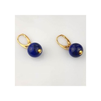 1 - Marakò women's lapis lazuli earrings OR1055 with 925 silver