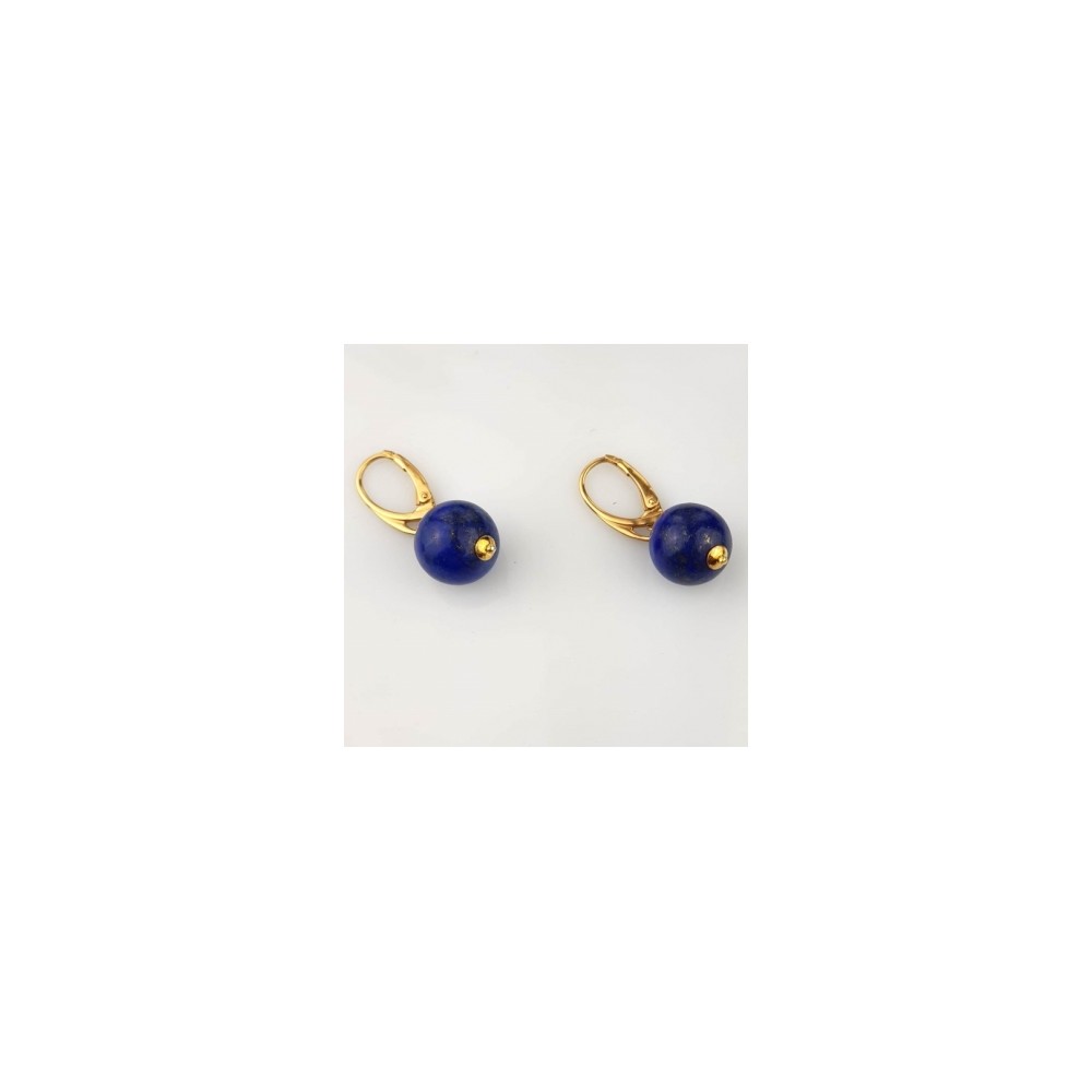 1 - Marakò women's lapis lazuli earrings OR1055 with 925 silver