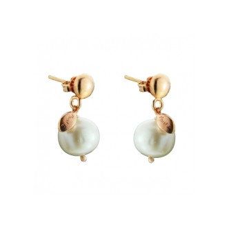 1 - Marakò women's agate cultured pearl earrings OR2320 with 925 silver