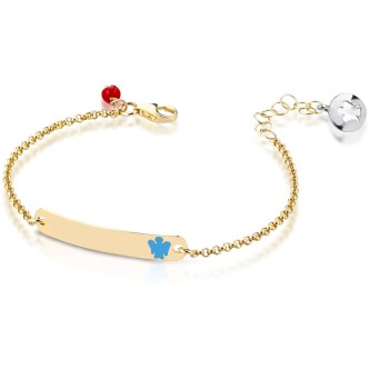 1 - Baby angel bracelet Yellow gold Roberto Giannotti NKT273 Garden of the Angels collectio