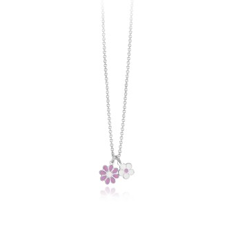 1 - Collana fiori donna Mabina 553364 Argento 925 con smalto