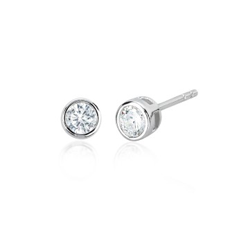 1 - Mabina woman light point earrings 563020 925 silver with zircons