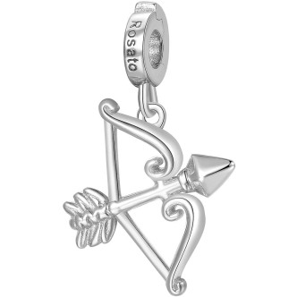 1 - Charm bow and arrow Rosato woman RZ155R Silver 925 Stories collection