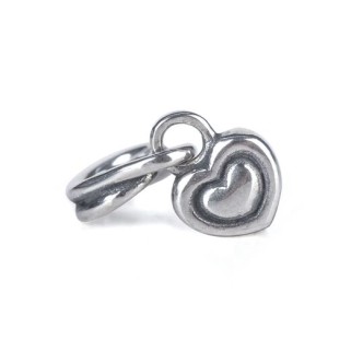 1 - Heart in Heart Pendant Trollbeads TAGBE-00258 Silver "You are always with me"