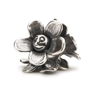 1 - Trollbeads Smiling Flower Beads TAGBE-20215 Silver.