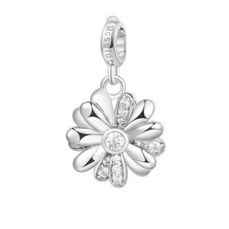 1 - Rosé daisy charm for women RZ052R Silver 925 Stories collection