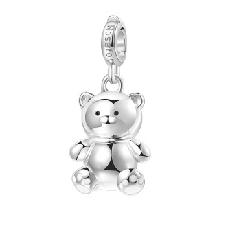 1 - Charm orsacchiotto Rosato donna RZ027 Argento 925 collezione Storie