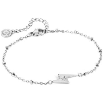 1 - Lightning Nomination Magic 028401/040 steel bracelet with crystals