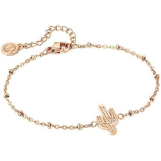 1 - Cactus bracelet Rose Gold Nomination Magic 028402/046 steel with zircons