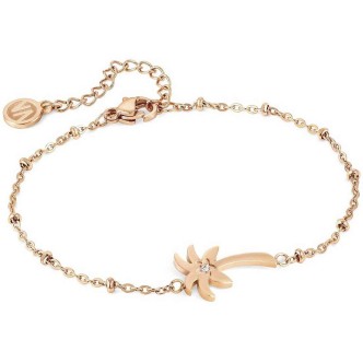 1 - Bracciale palma Oro Rosa Nomination Magic 028402/047 acciaio con zirconi