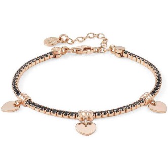 1 - Woman's Chic & Charm Nomination Bracelet Silver 925 Rose Gold 148600/002