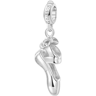 1 - Charm Scarpetta Rosato donna RZ066R Argento 925 collezione Storie