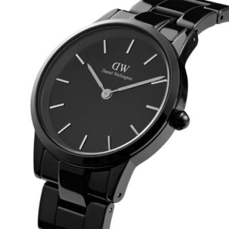 1 - Daniel Wellington black Iconic Link Ceramic ladies watch DW00100415